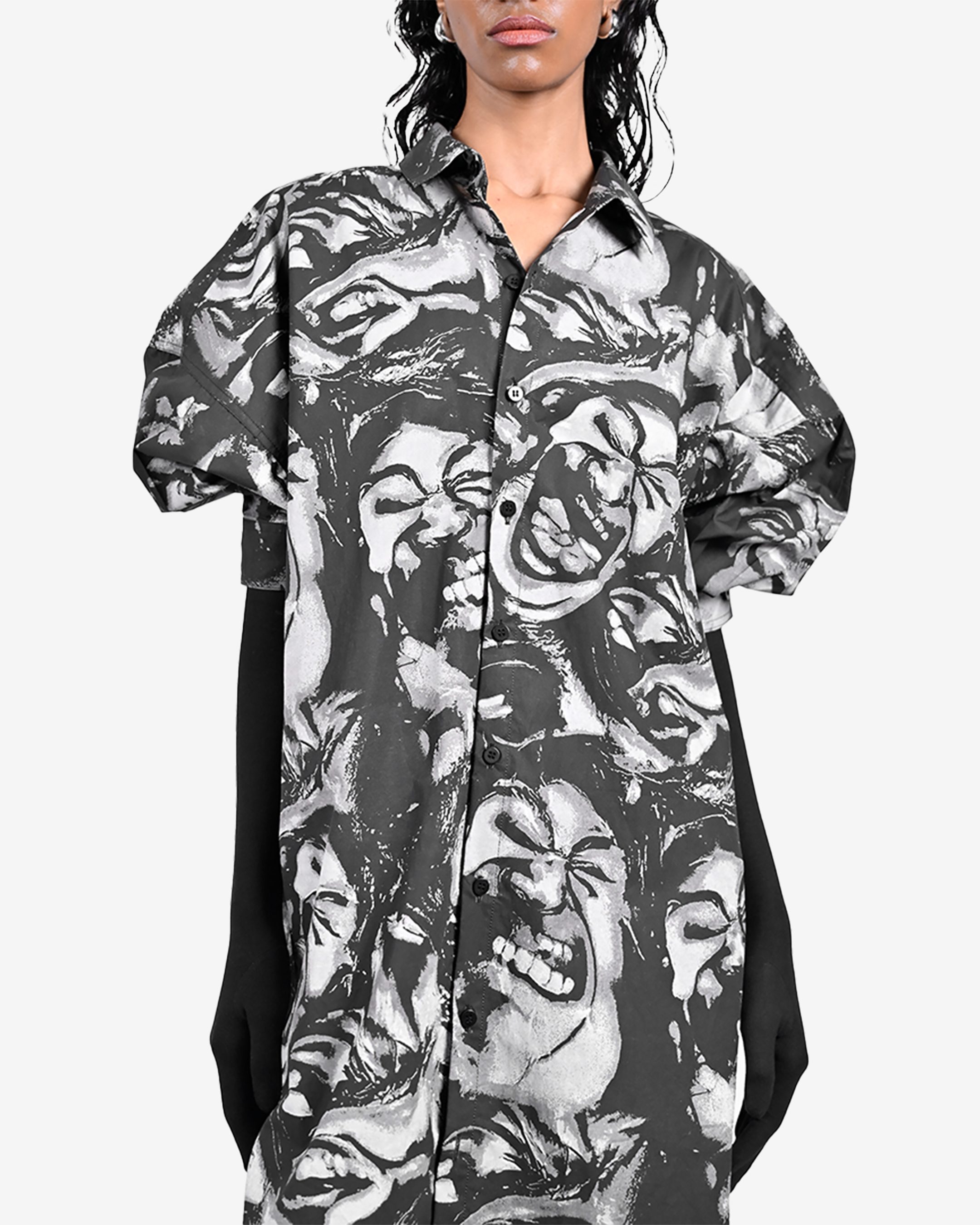 Dead Bouquet Shirt Dress
