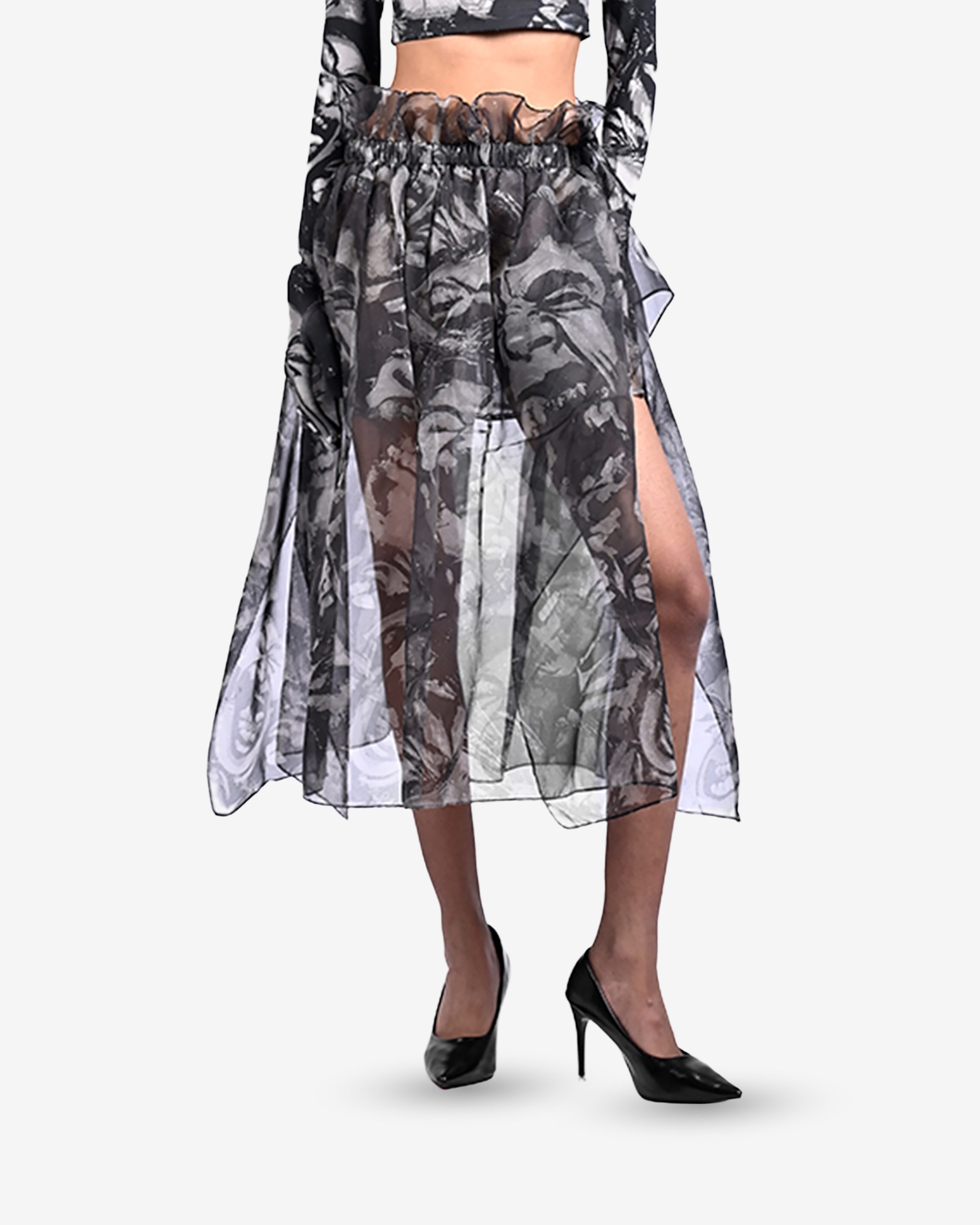 Dead Bouquet Organza Skirt