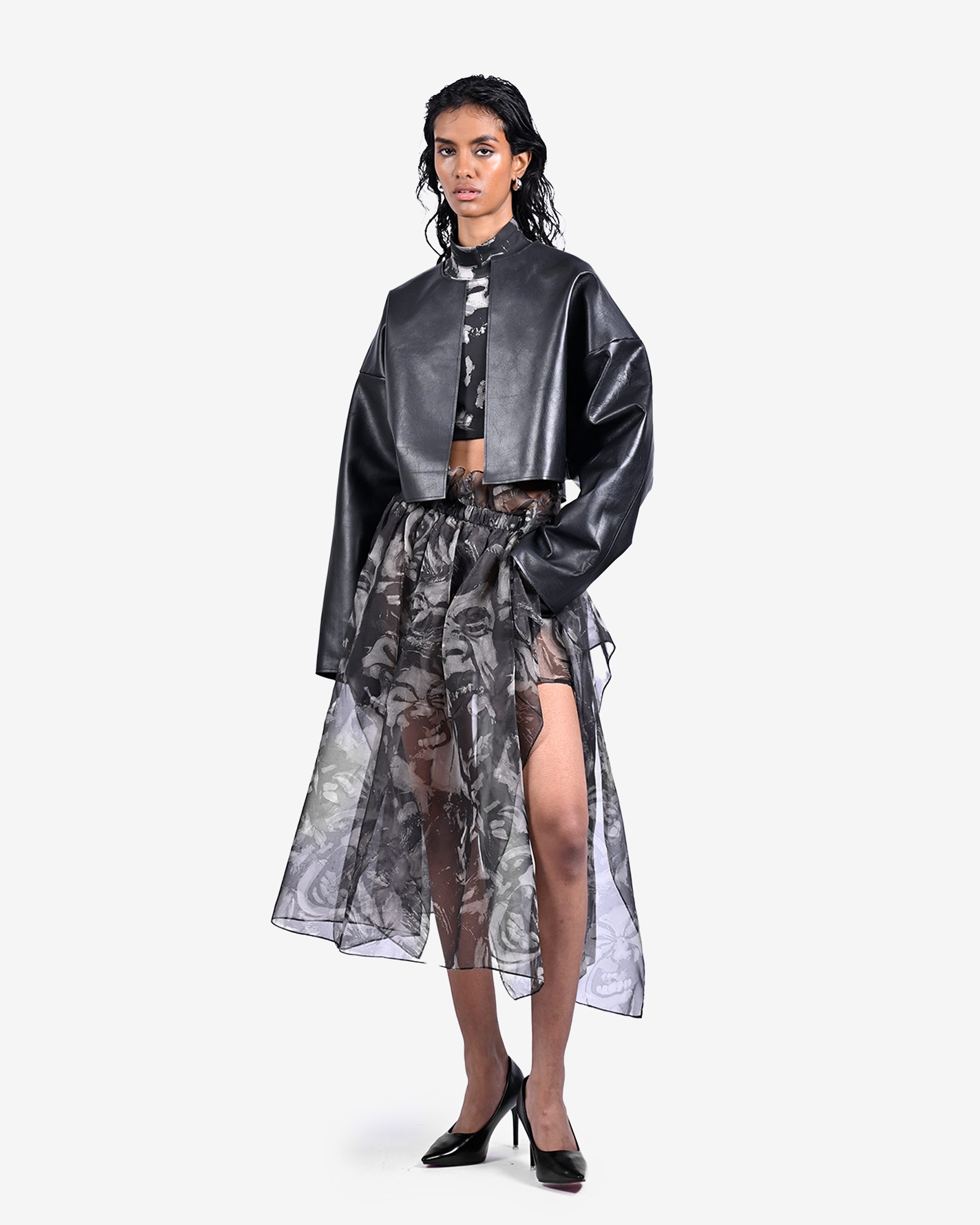 Dead Bouquet Organza Skirt
