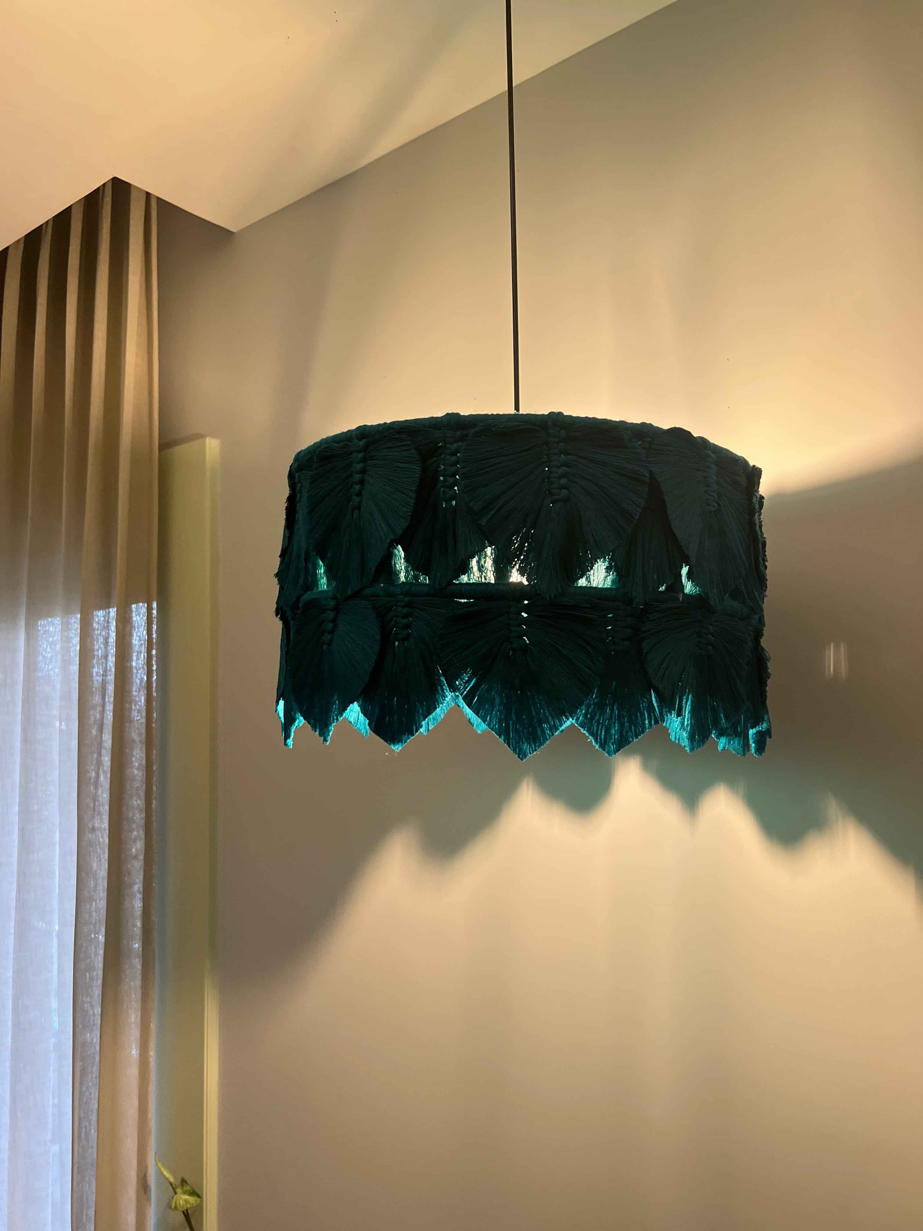 Macrame Leaf Chandelier