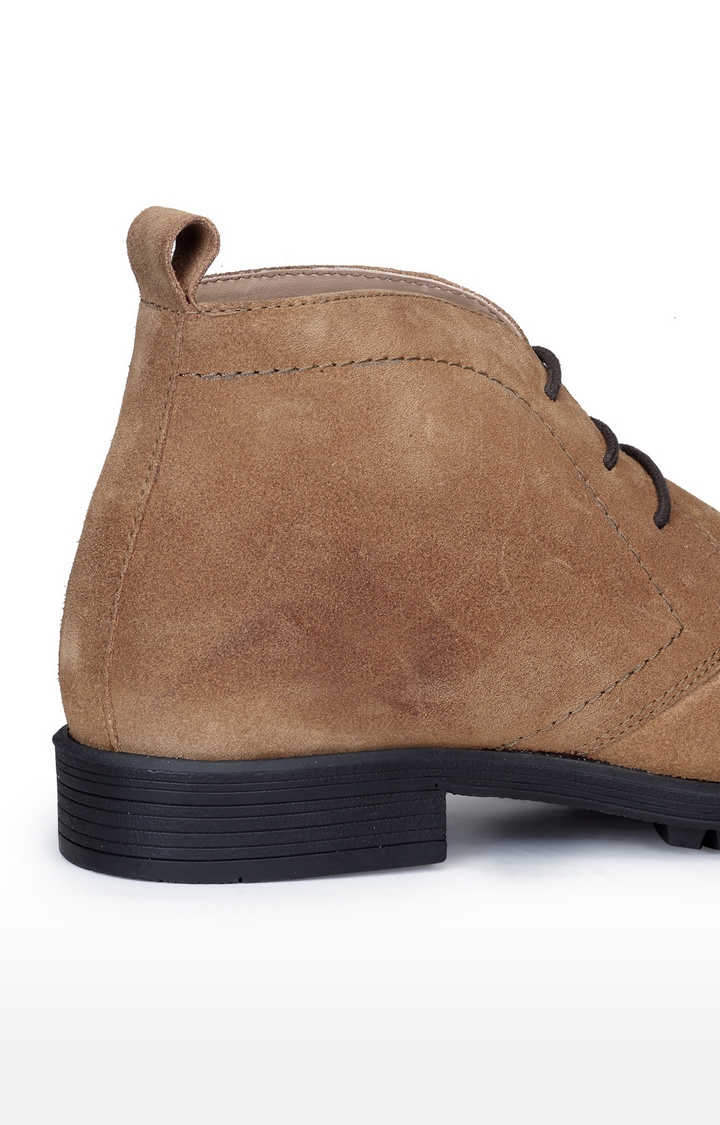 Hats Off Accessories | Suede Leather Beige Chukka Boots 3