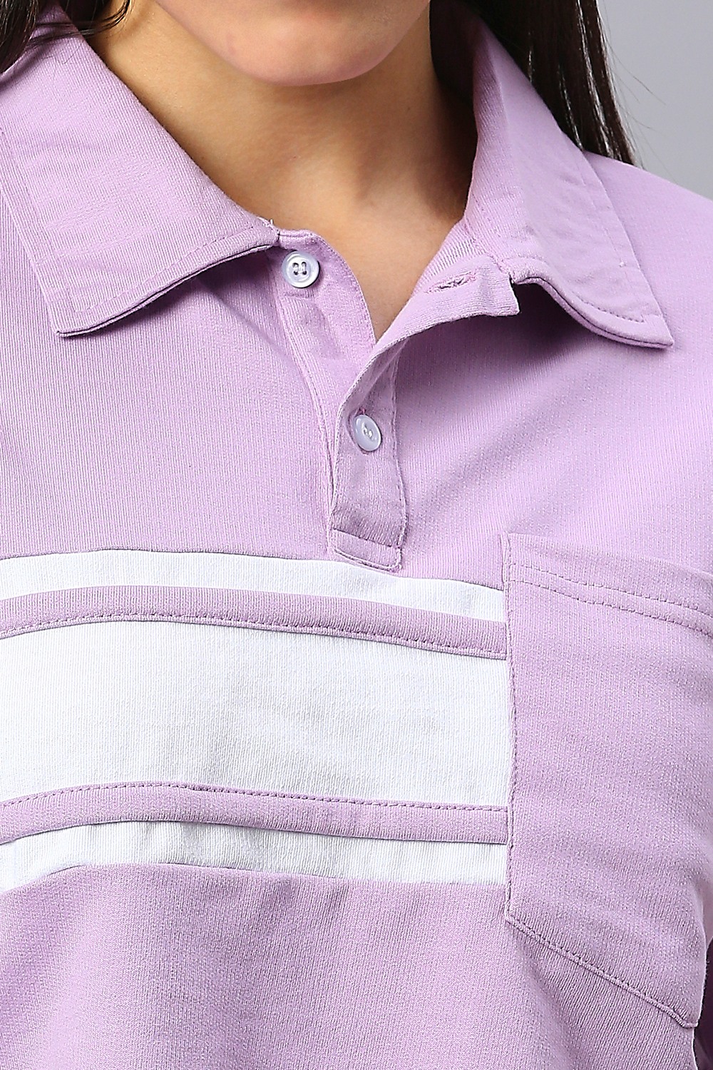 Lavender Lace Stripe