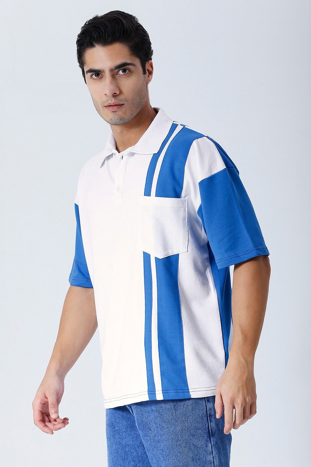 Dank Panda: Azure Crest Polo