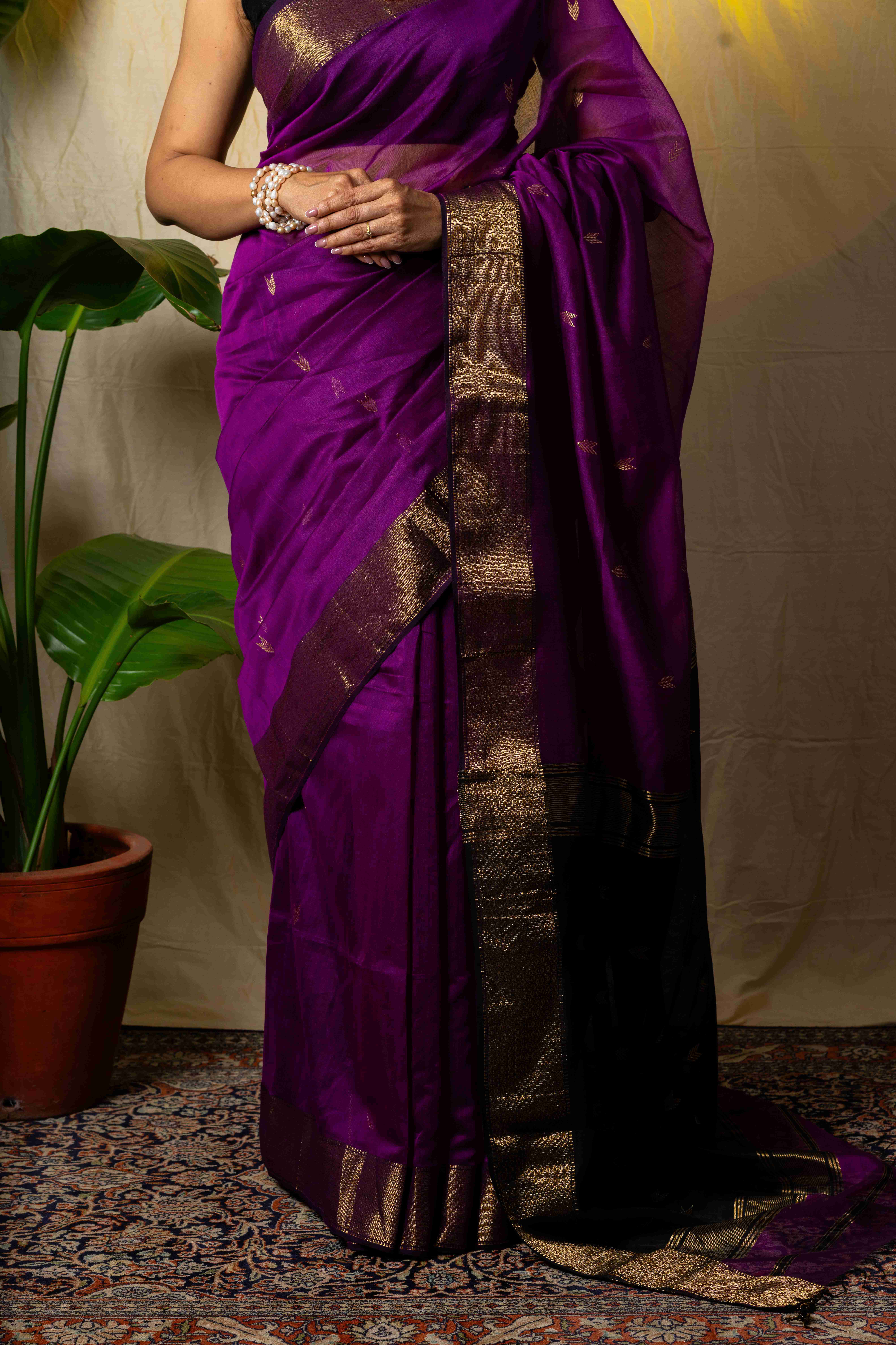 Maheshwari Silk  Saree