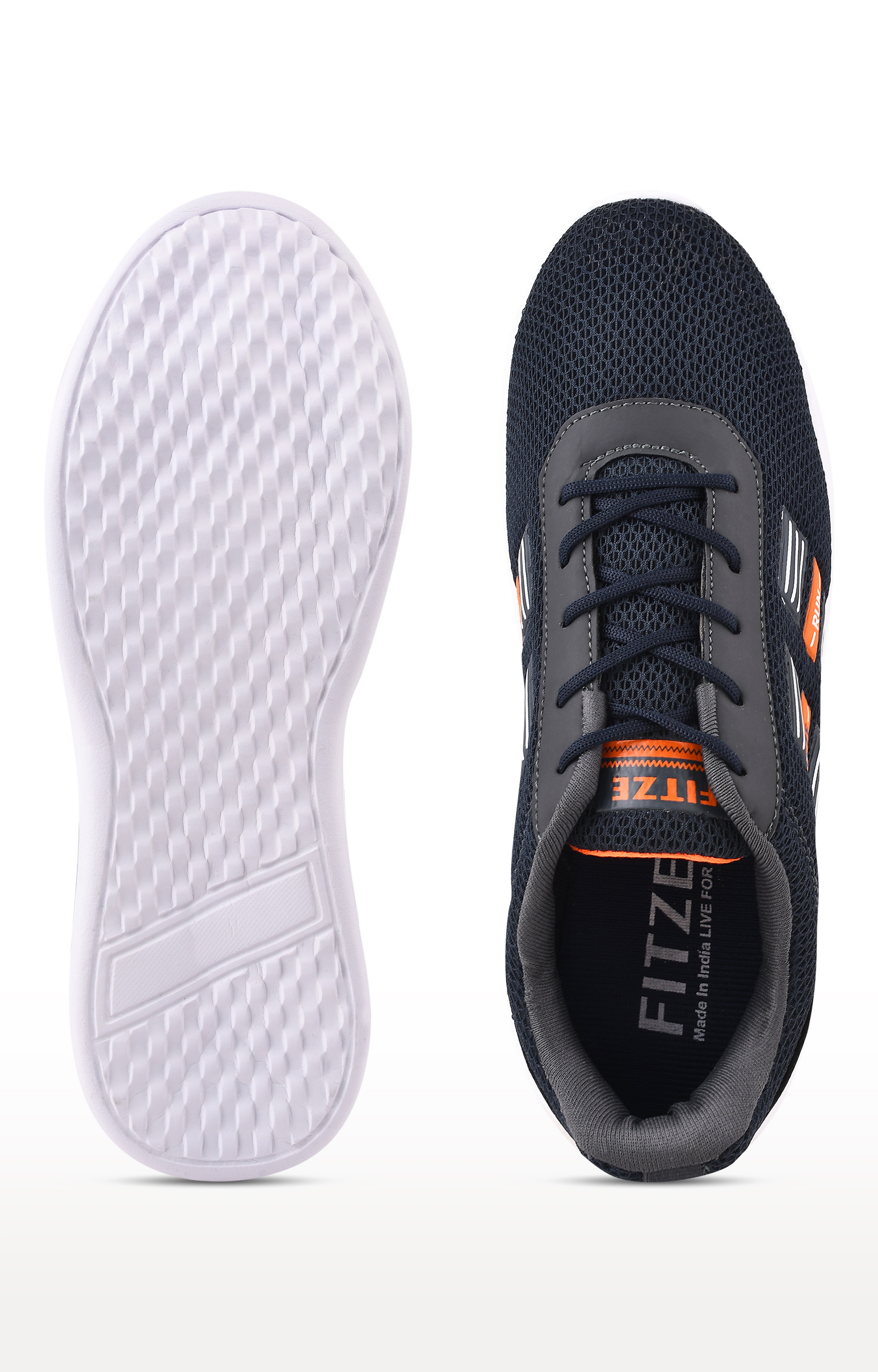 Fitze | Dark Grey Running Shoes (HOX_546_GRY_ORG) 3