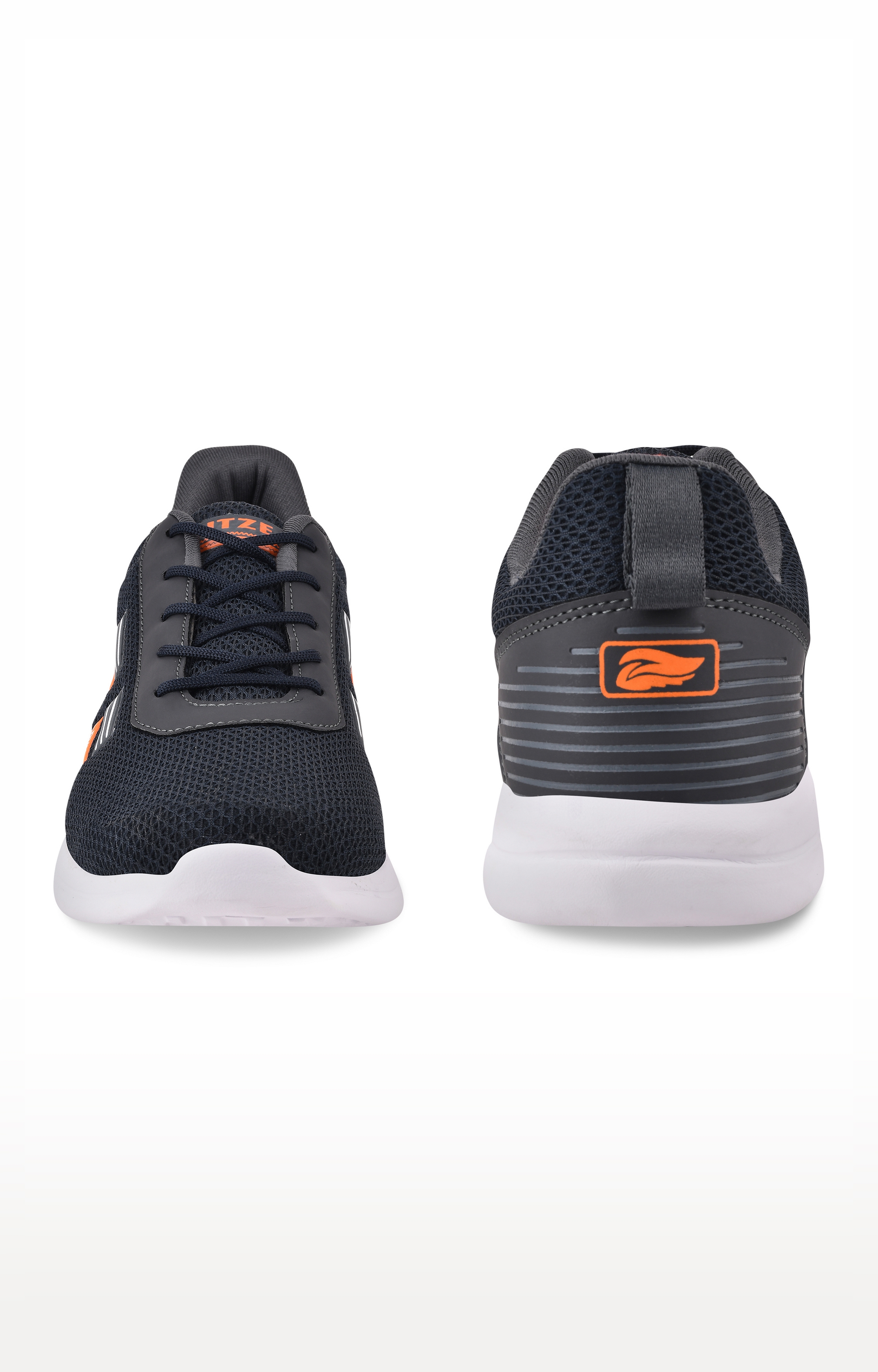 Fitze | Dark Grey Running Shoes (HOX_546_GRY_ORG) 2