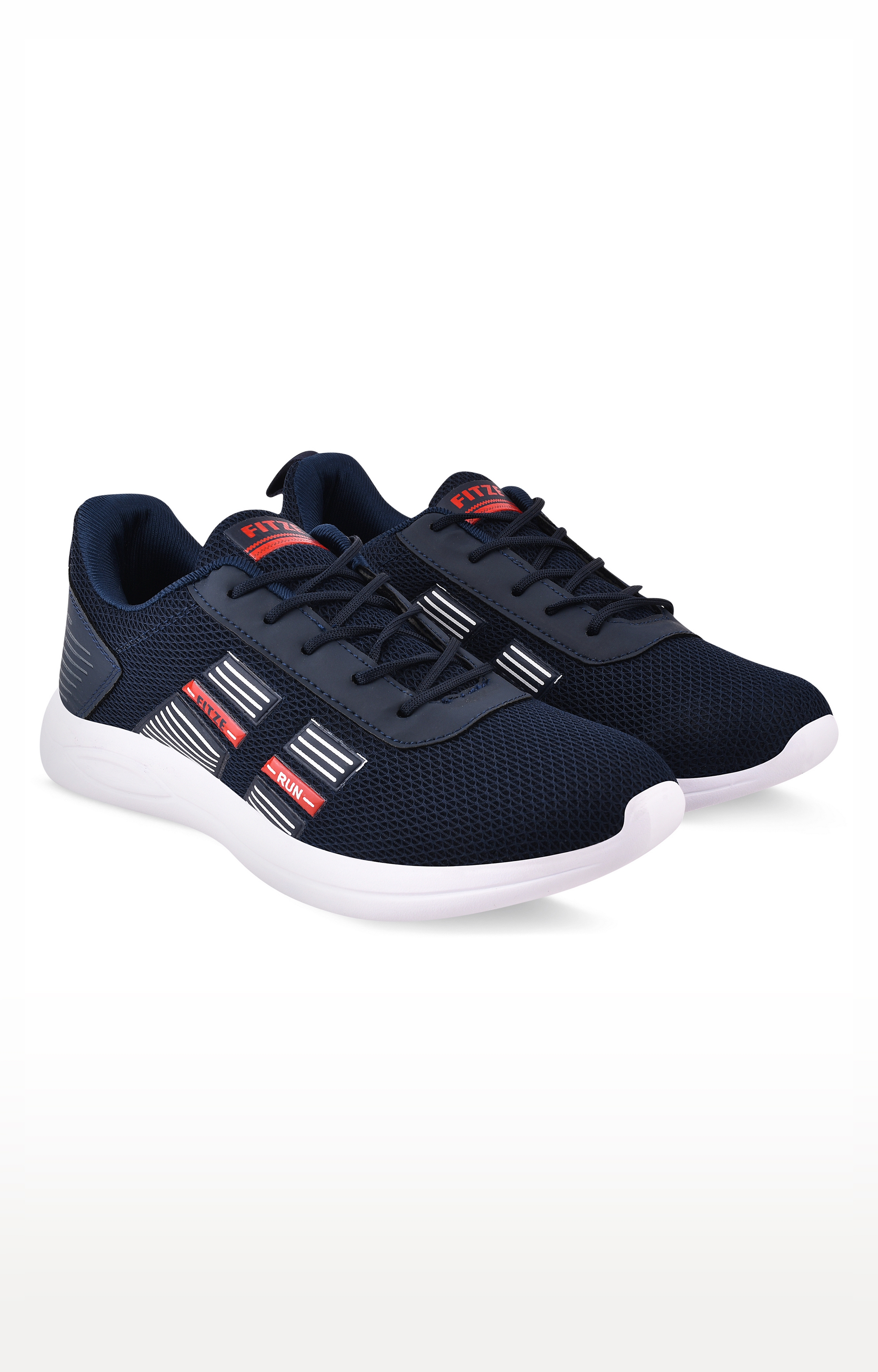 Fitze | Blue Running Shoes (HOX_546_NAVY_RED) 0