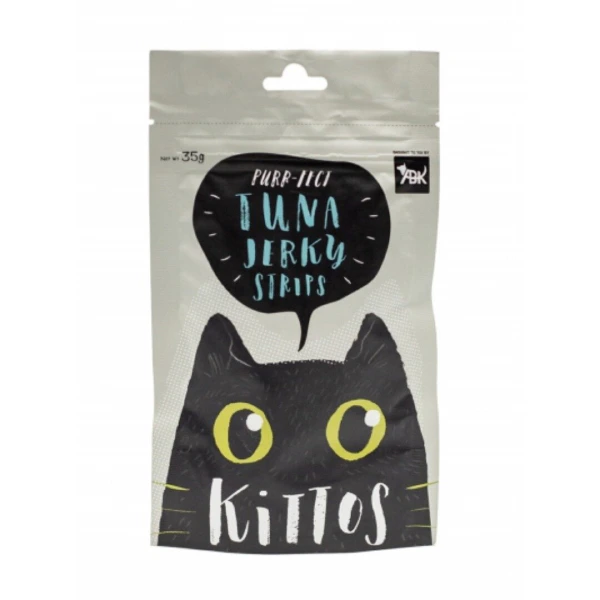 Kittos Tuna Jerky Strips Cat Treat - 35g