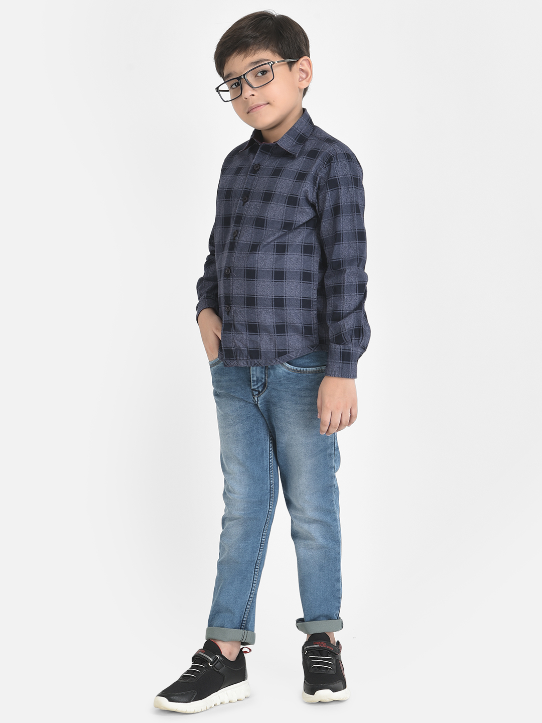 Crimsoune Club Boy Blue Light Fade Jeans