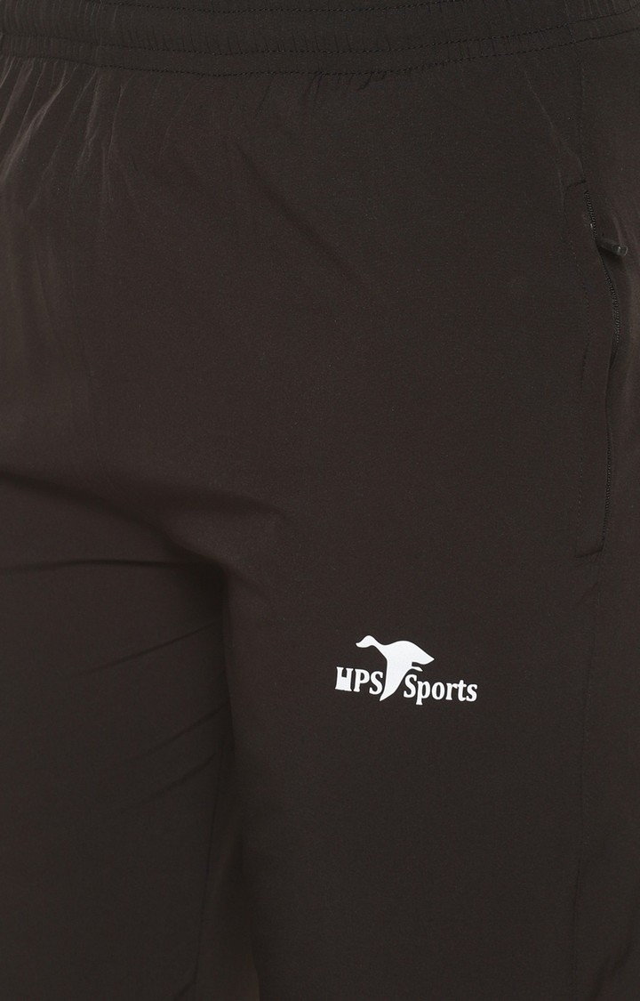 HPS Sports | Black Solid Trackpants 4