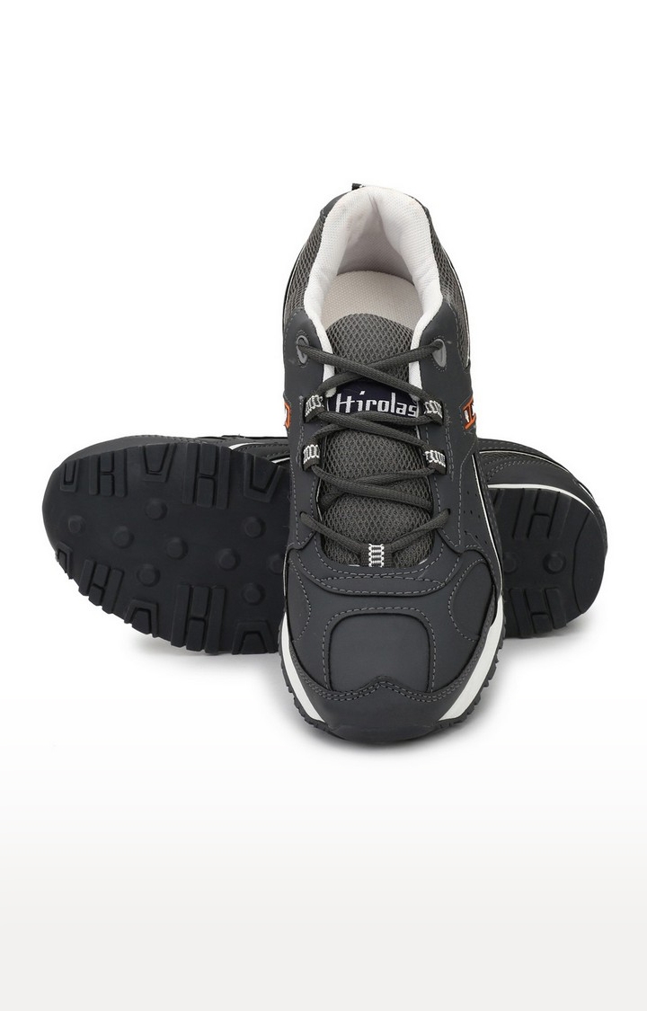 Hirolas | Hirolas Men's Multisport Sneaker Shoes- Grey 4