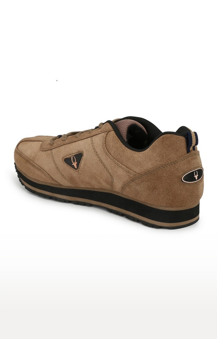 Hirolas | Hirolas Men's Multisport Leather Sneaker Shoes- Camel 1