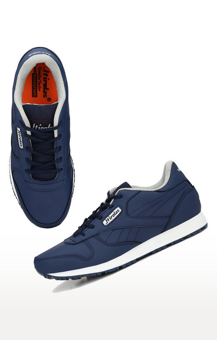 Hirolas | Hirolas Multi Sport Shock Absorbing Walking  Running Fitness Athletic Training Gym Sneaker Shoes - Blue 3