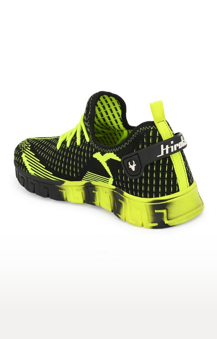 Hirolas | Hirolas® Men's Knitted athleisure Sports Shoes - Black/Green 2