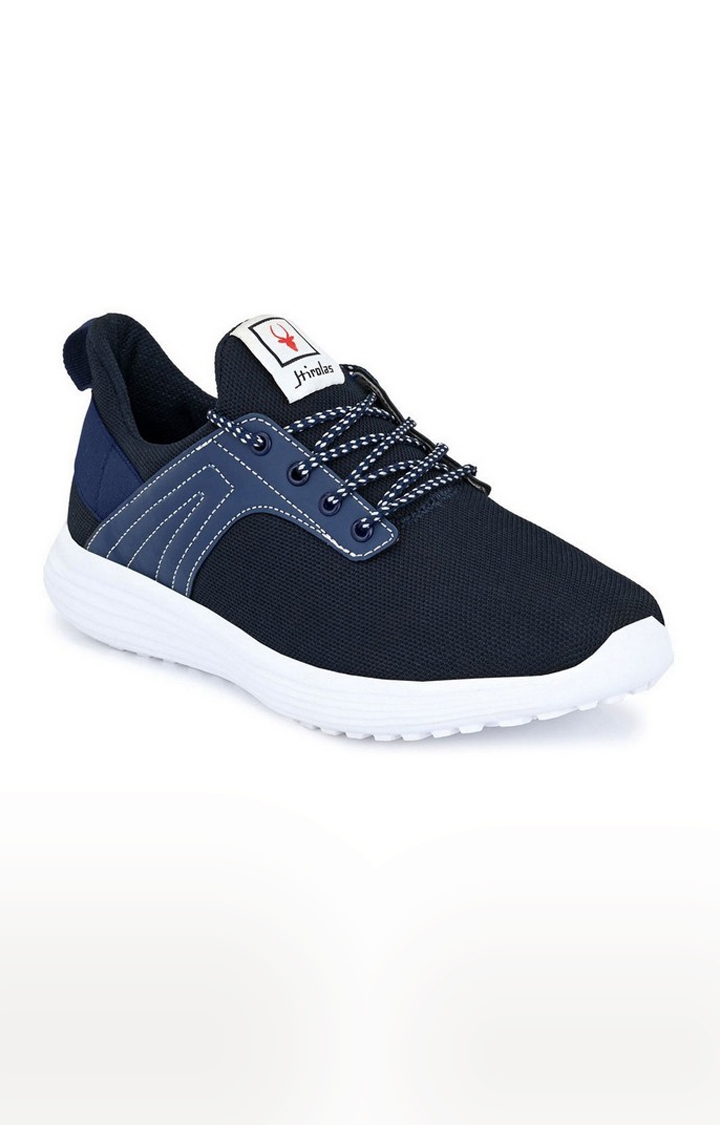 Hirolas | Hirolas® Men's Mesh Blue Running/Walking/Gym Sports Sneaker Shoes 0