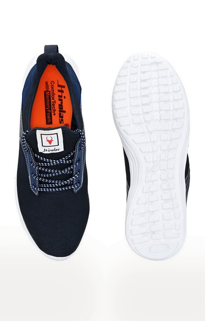 Hirolas | Hirolas® Men's Mesh Blue Running/Walking/Gym Sports Sneaker Shoes 3