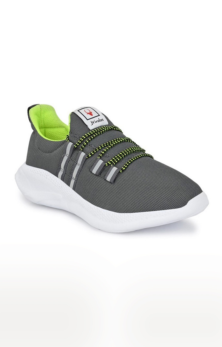 Hirolas | Hirolas® Men's Mesh Grey Walking/Gym/Running Sports Sneaker Shoes 0