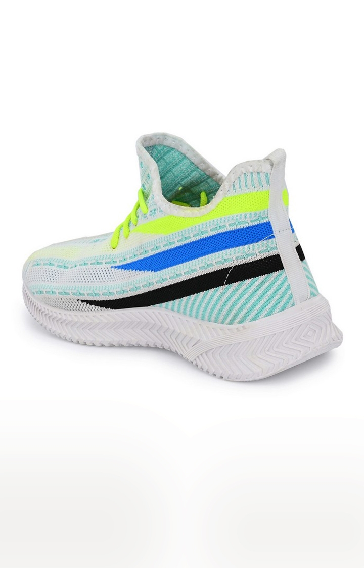 Hirolas | Hirolas® Men's White Knitted Gym/Running/Walking athleisure Sports Sneaker Shoes  2
