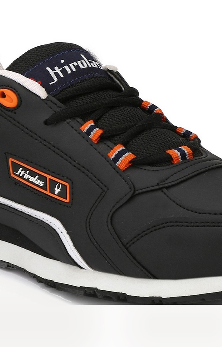 Hirolas | Hirolas Multi Sport Shock Absorbing Walking  Running Fitness Athletic Training Gym Sneaker Shoes - Black 6