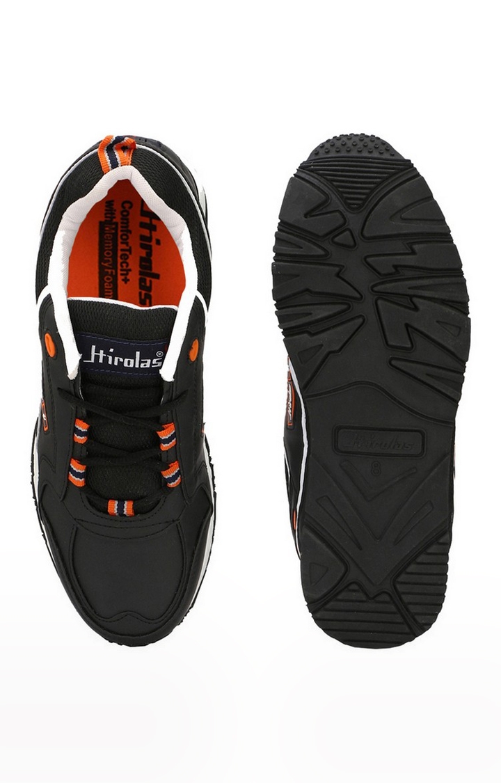 Hirolas | Hirolas Multi Sport Shock Absorbing Walking  Running Fitness Athletic Training Gym Sneaker Shoes - Black 5