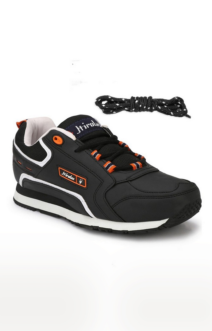 Hirolas | Hirolas Multi Sport Shock Absorbing Walking  Running Fitness Athletic Training Gym Sneaker Shoes - Black 2