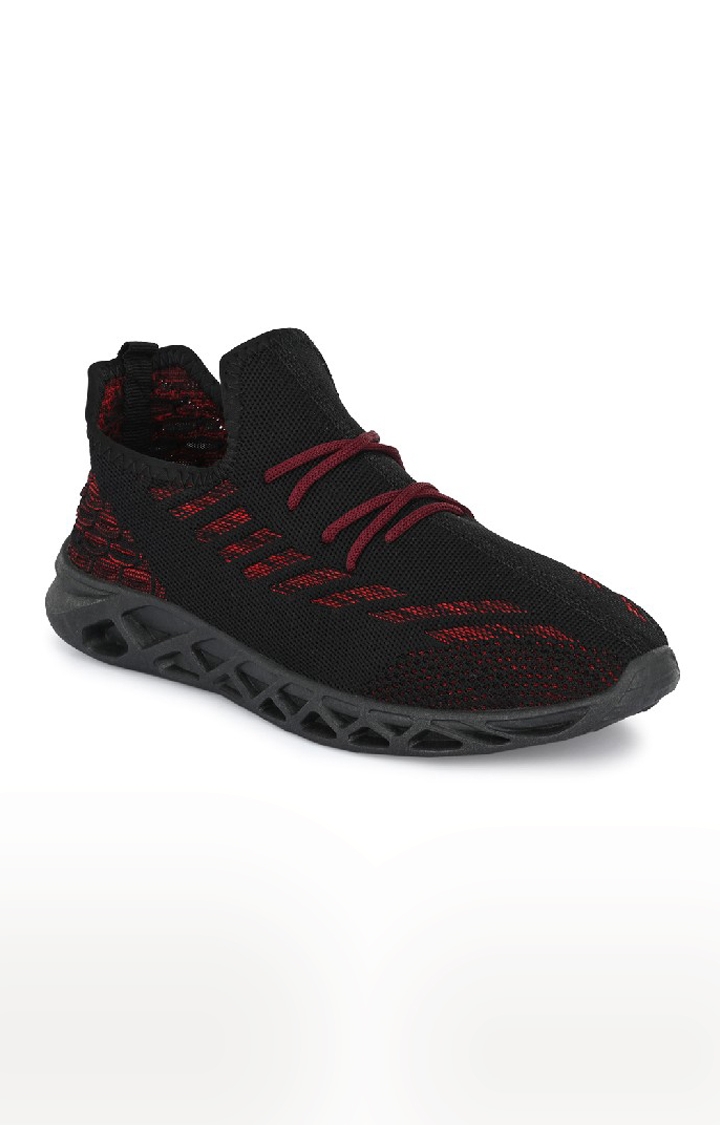 Hirolas | Hirolas® Men's Knitted athleisure Running/Walking/Gym Sports Sneaker Shoes - Black 0