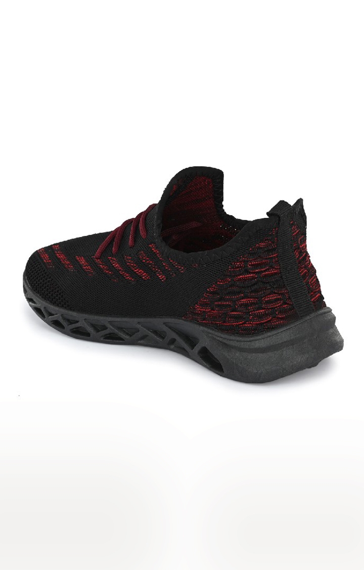 Hirolas | Hirolas® Men's Knitted athleisure Running/Walking/Gym Sports Sneaker Shoes - Black 1