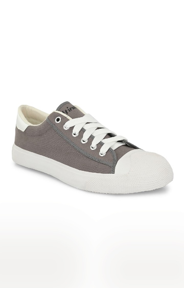 Hirolas® vulcanised Skateboard Sneakers Shoes for Men - Grey