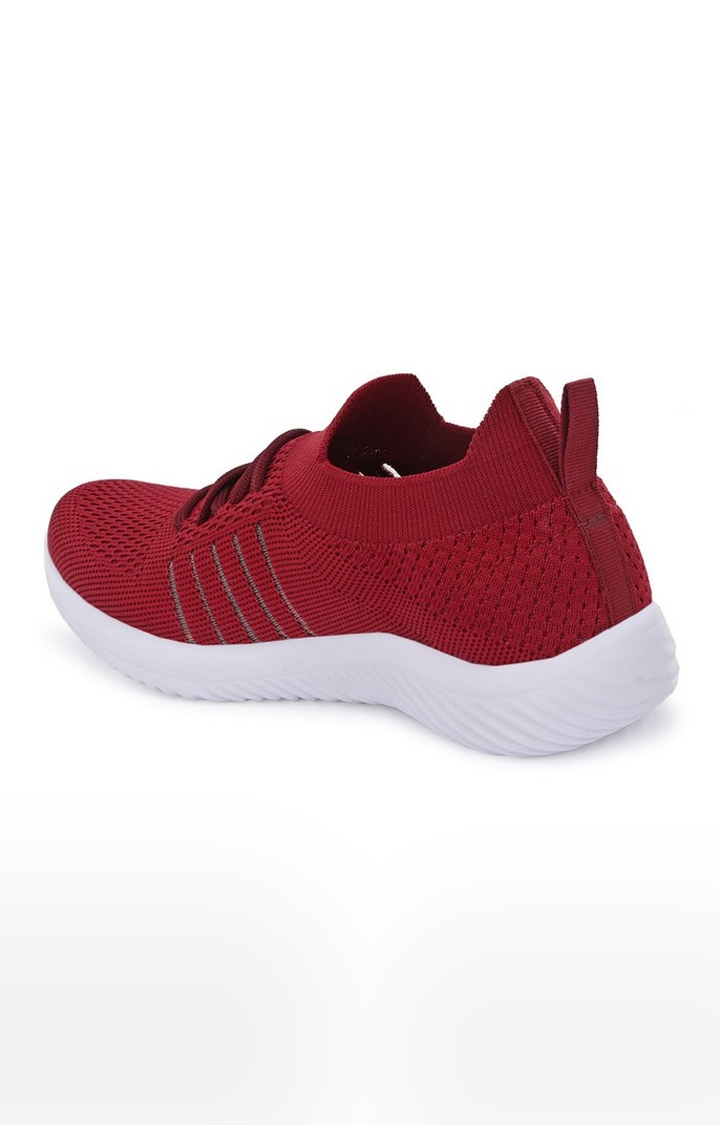 Hirolas | Hirolas® Sports Casual Running Shoes Walking Jogging Gym Sneakers Comfortable Breathable Trainers Athletic Sports Shoes for women - Maroon 8