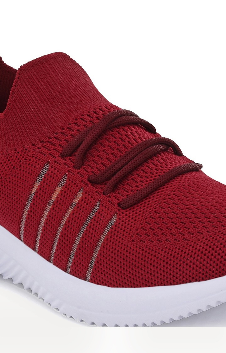 Hirolas | Hirolas® Sports Casual Running Shoes Walking Jogging Gym Sneakers Comfortable Breathable Trainers Athletic Sports Shoes for women - Maroon 10