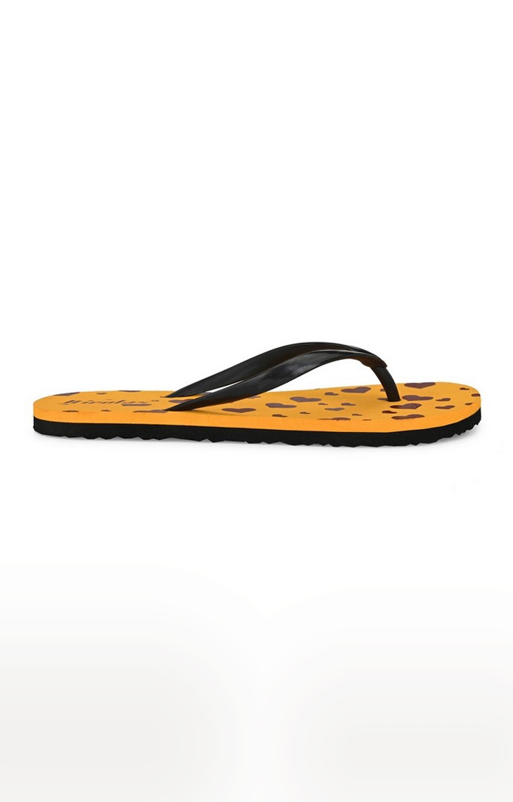 Hirolas | Hirolas® Mustard Flip Flop  Slippers for Women 8