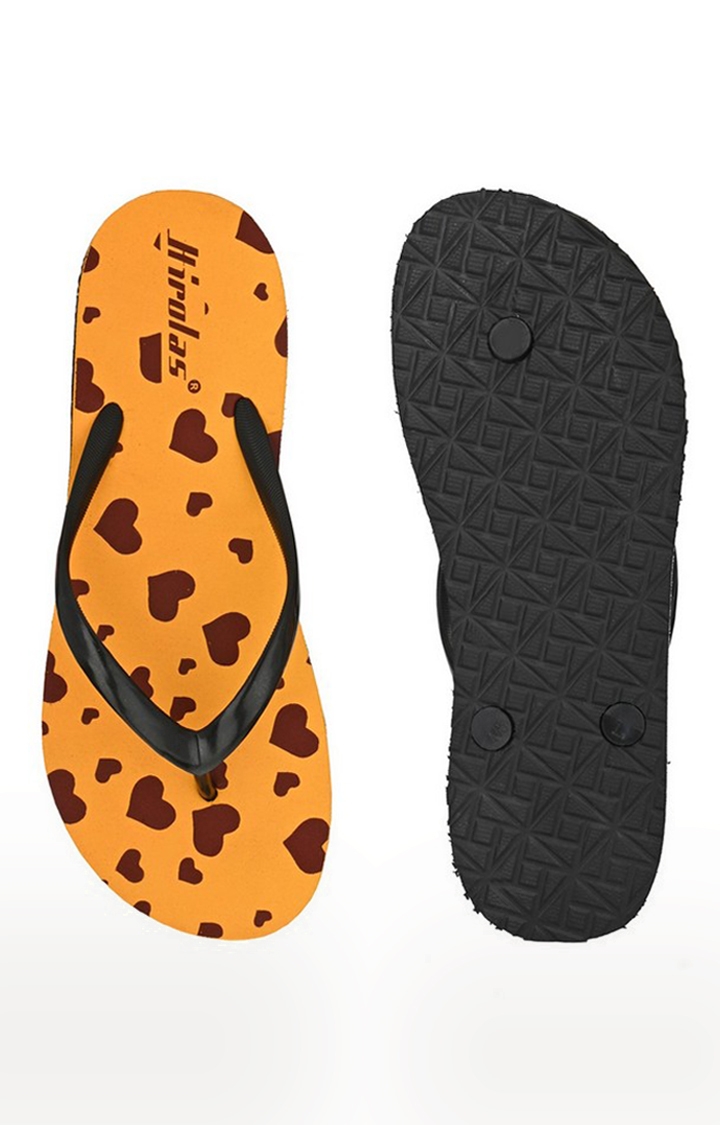 Hirolas | Hirolas® Mustard Flip Flop  Slippers for Women 6