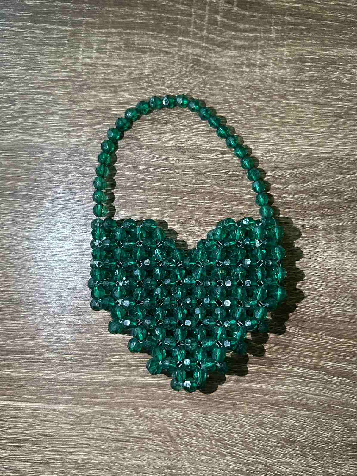 Mini Heart With Sling (green)/ belt bag