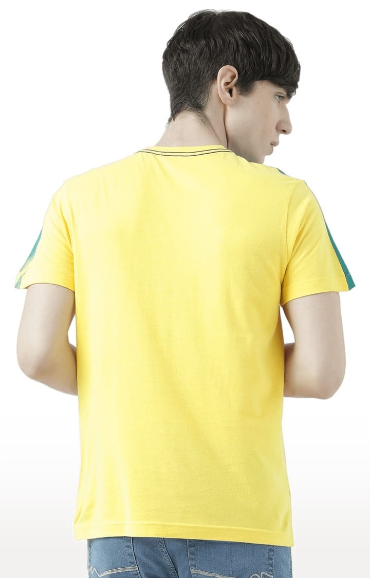 Men's Multicolour Printed Regular T-Shirt
