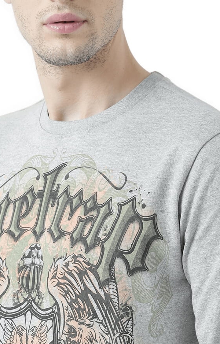 Men's Grey Printed Sweatshirts