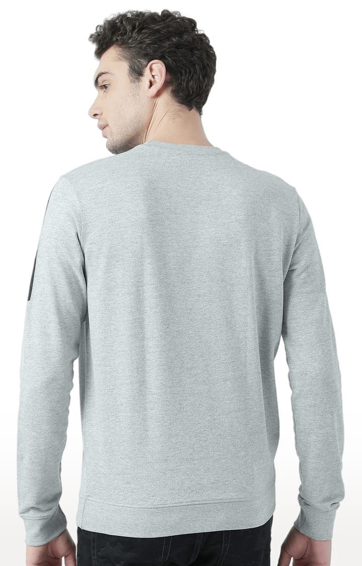 Men's Grey Printed Sweatshirts