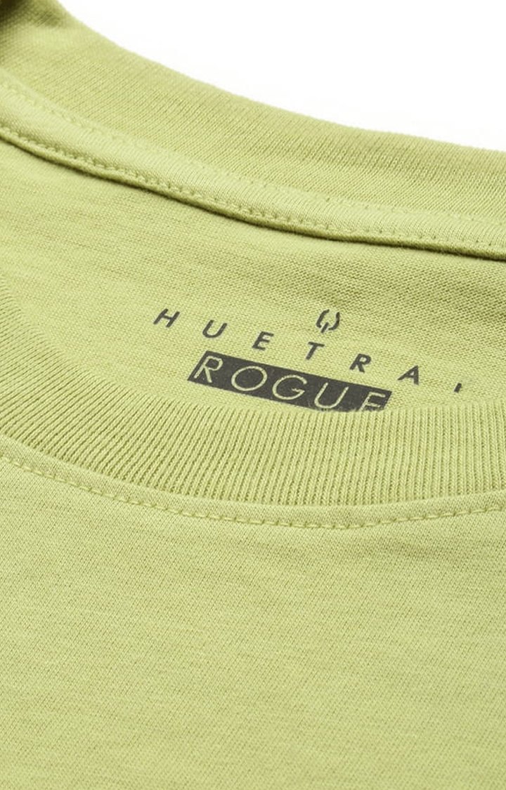 Women's Green Solid Crop Top