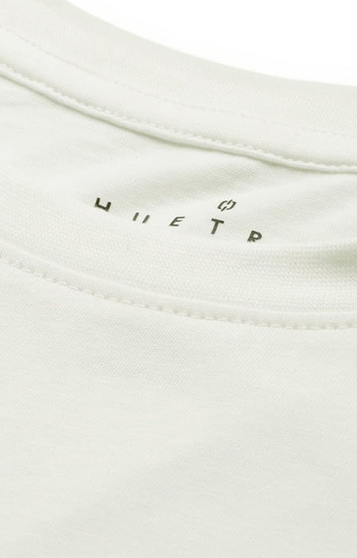 Women's White Solid Oversized T-Shirt