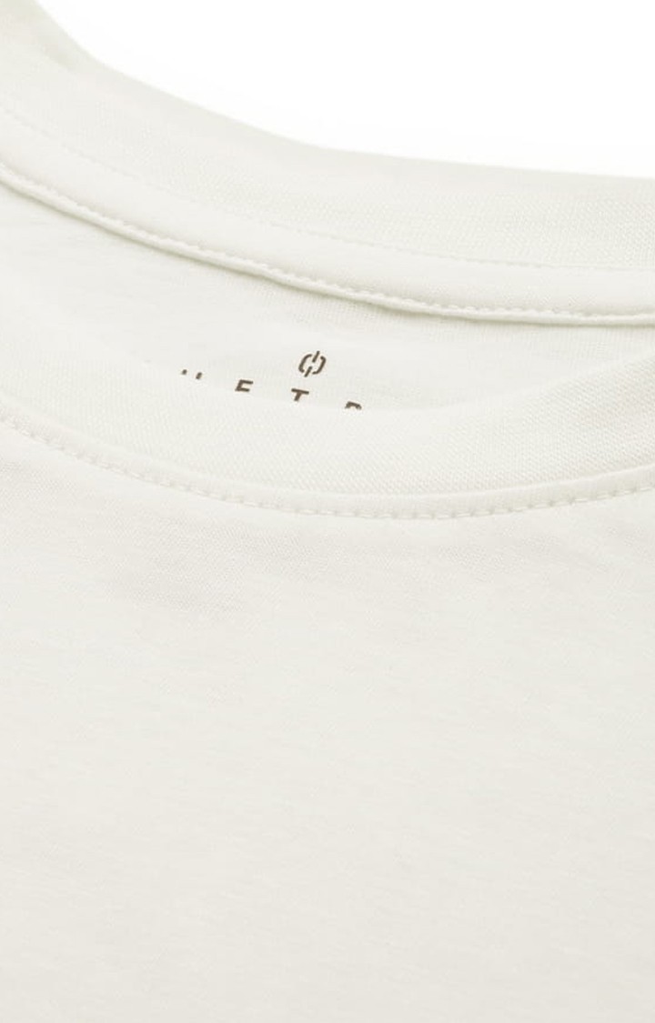 Women's White Solid Crop Top