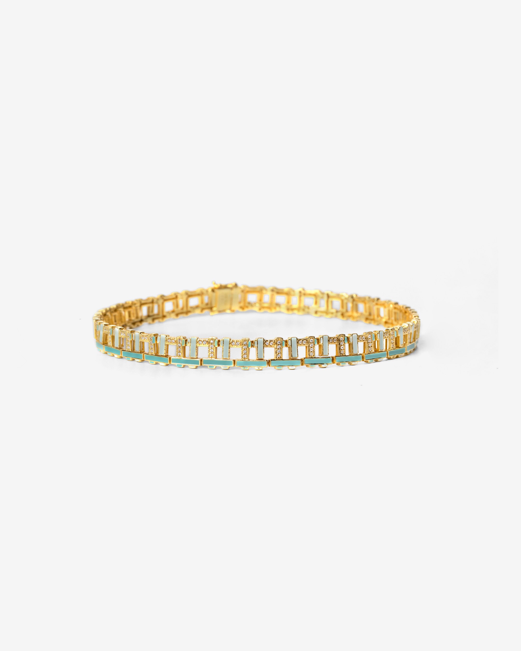 Blue Hashtag Choker