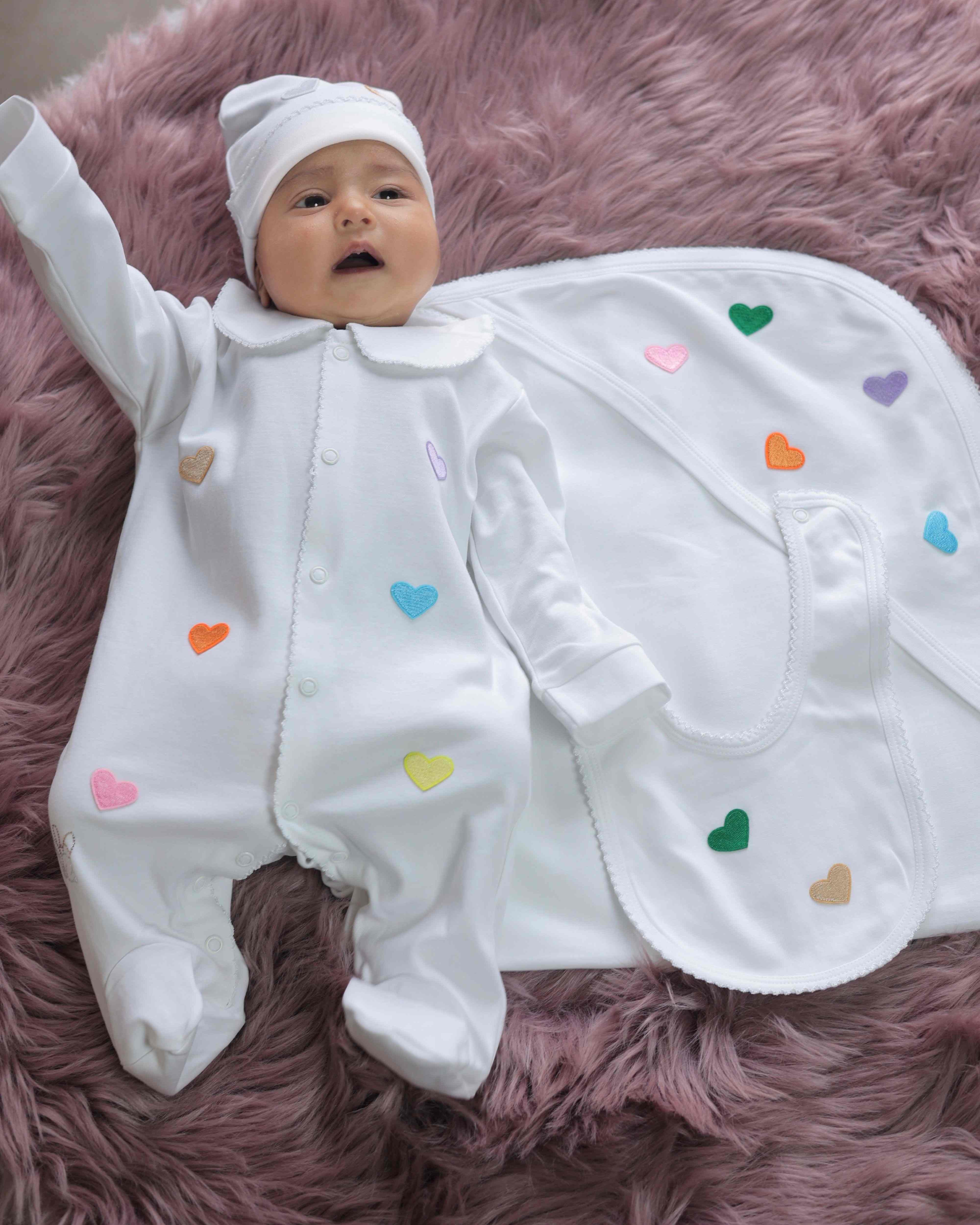 SnowDrop Love Romper Set