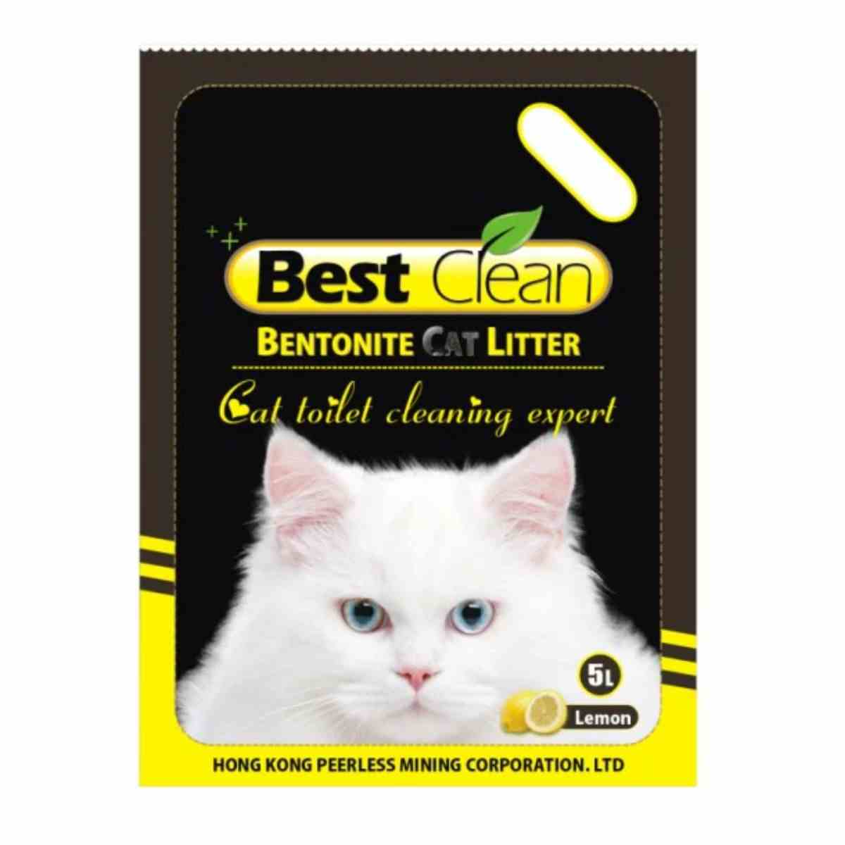 Best Clean Cat Litter Lemon - 5 Kg