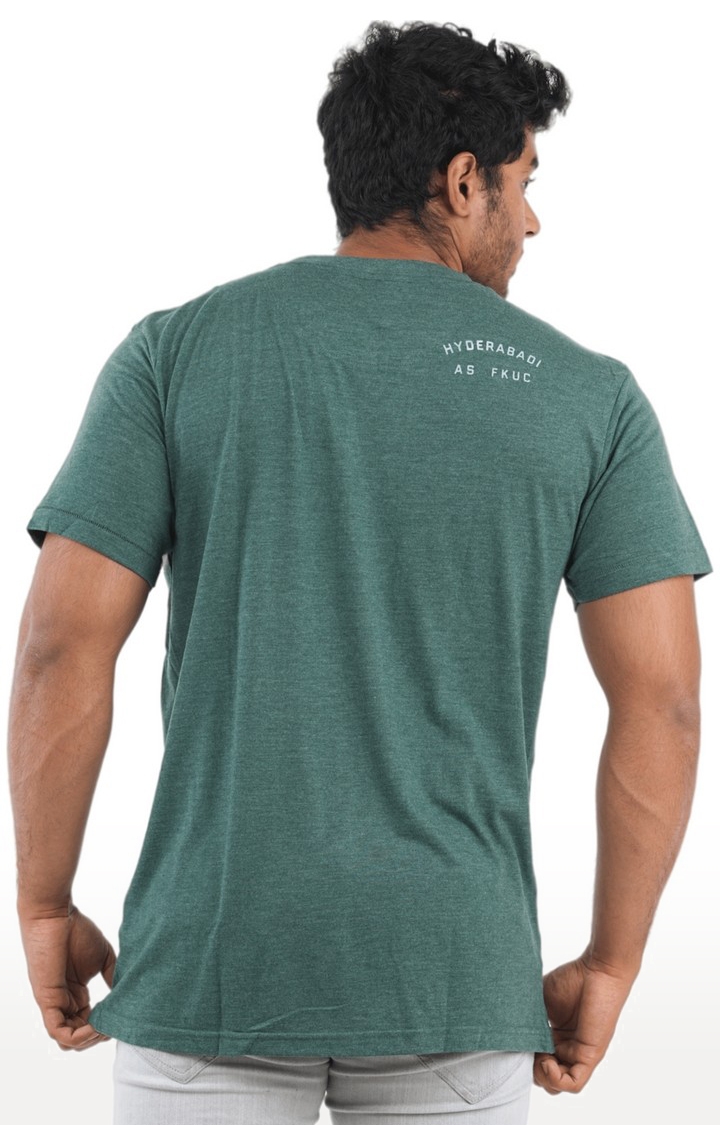 Unisex Hydrabadi AF Tri-Blend T-Shirt in Bottle Green