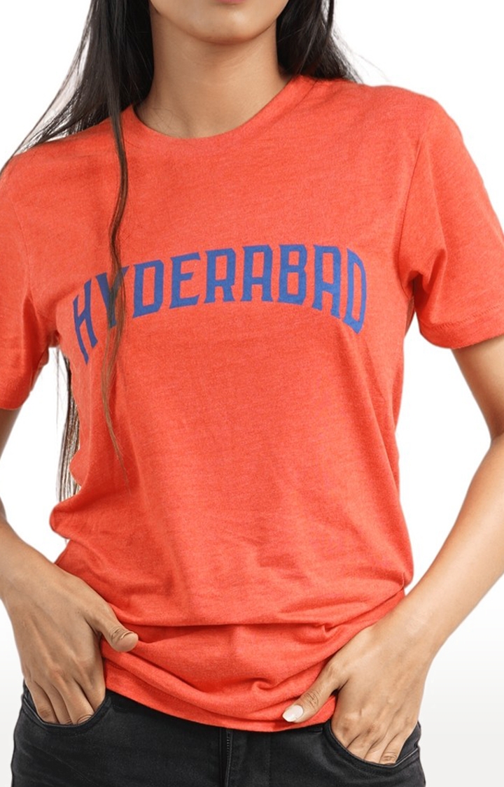 Unisex Hyderabad Sport Tri-Blend T-Shirt in Red