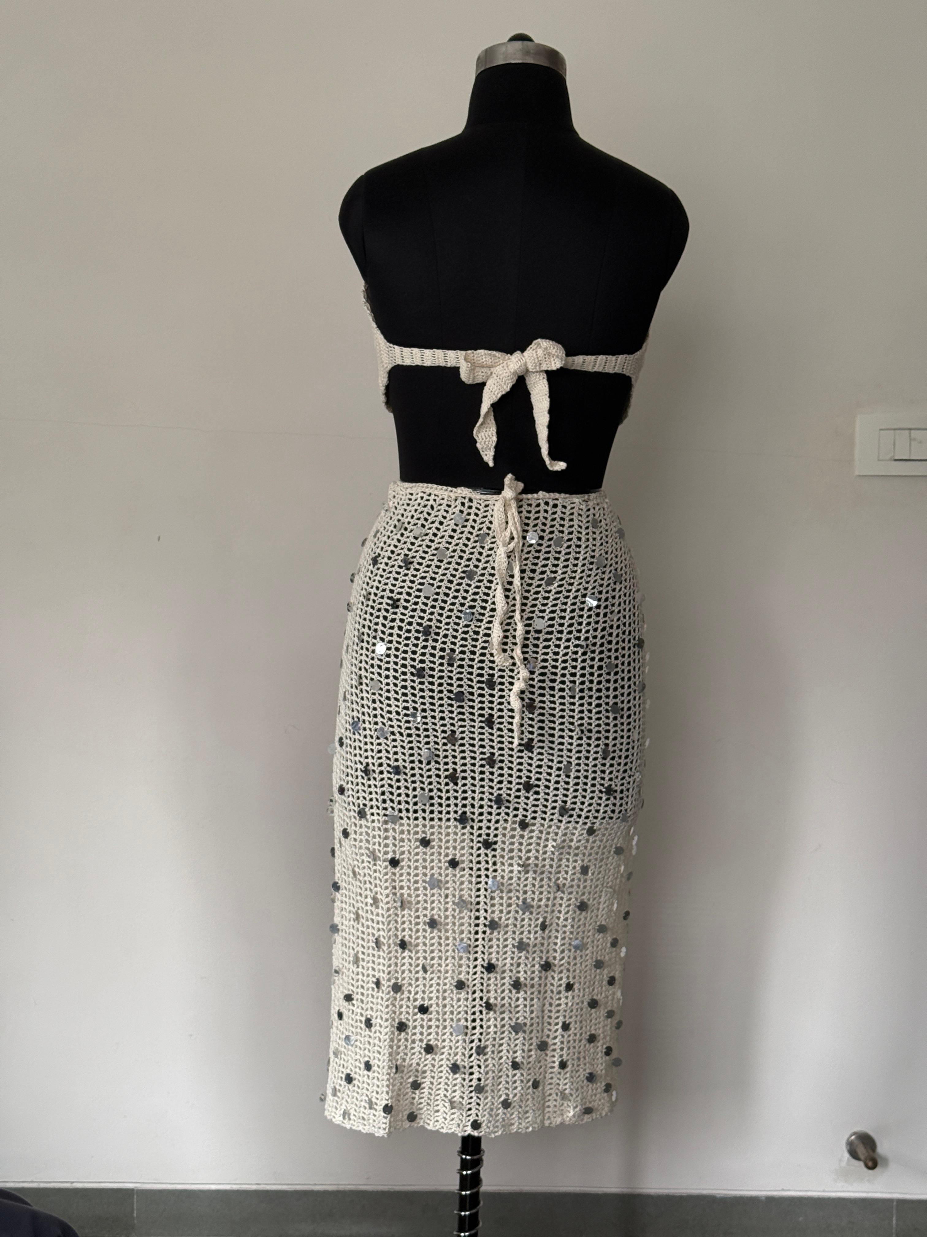 Starry Coast Sequin Skirt