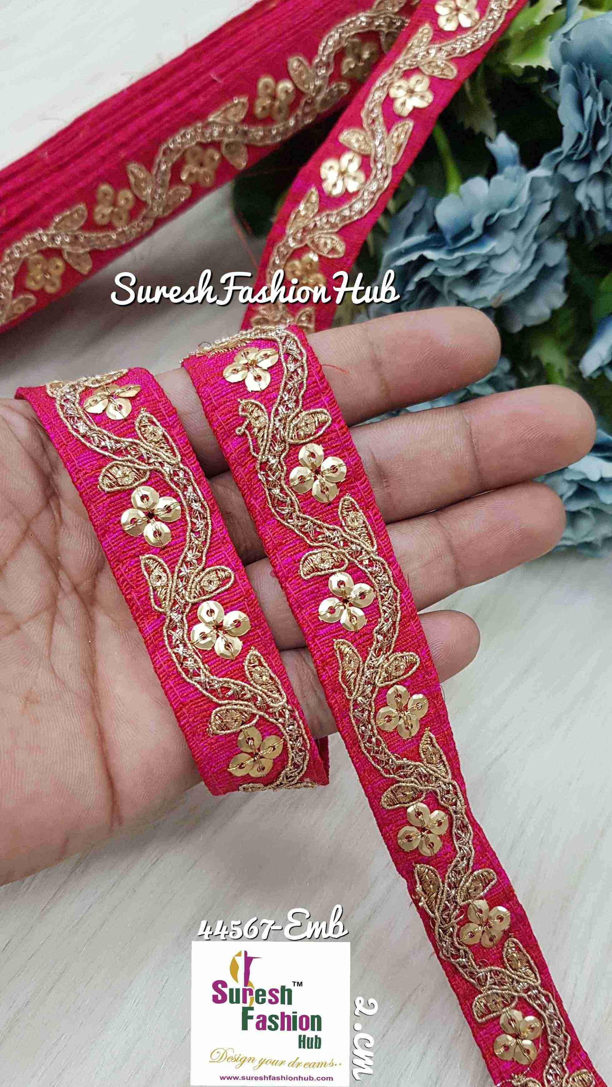 Maharani Waves Of Gold Trim
