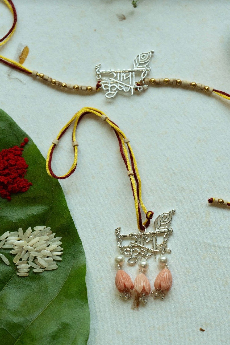 92.7 Silver Pair of Radha Krishna