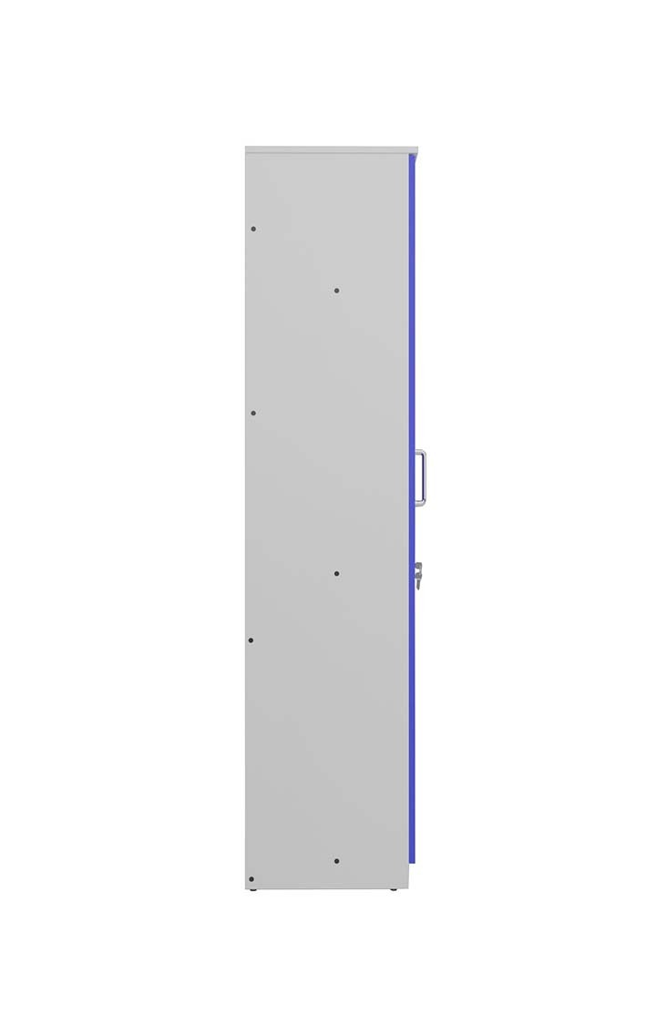 neudot Adona Engineered Wood Single Door Wardrobe - Blue