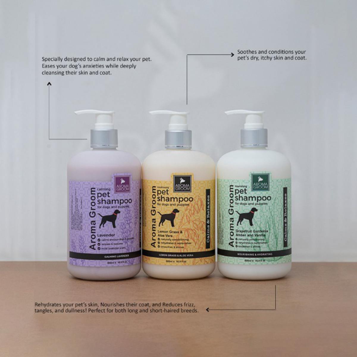 Aroma Groom Lavender Pet Grooming Shampoo