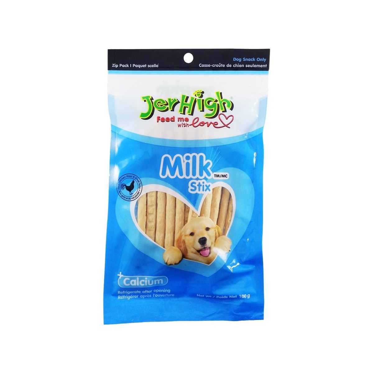 Jer High Milky Stix Dog Treat - 100 gm